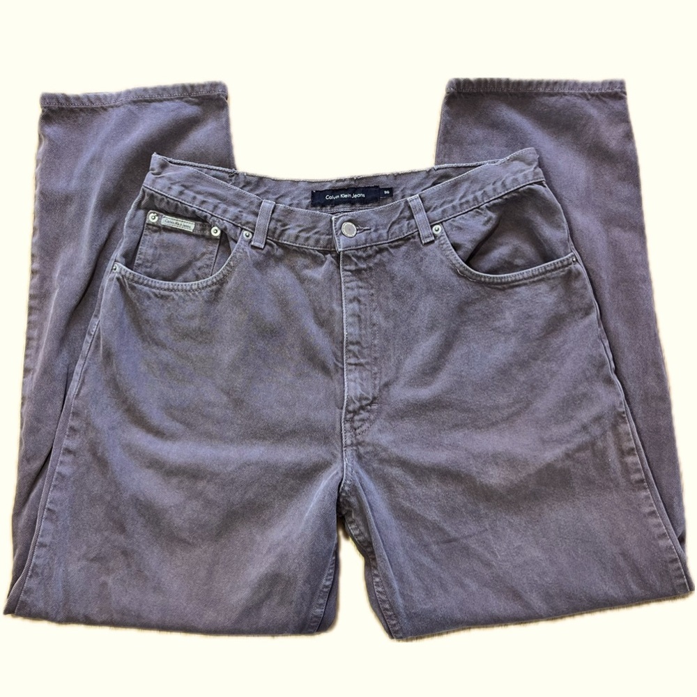 Calvin Klein Men’s Jeans 36x30 Easy Fit Zip Fly 
Grey